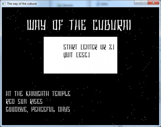 Way of the cuburai