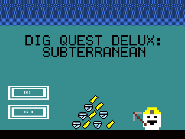 DIG QUEST Deluxe: ASCII Mining Adventure