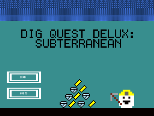 DIG QUEST Deluxe: ASCII Mining Adventure