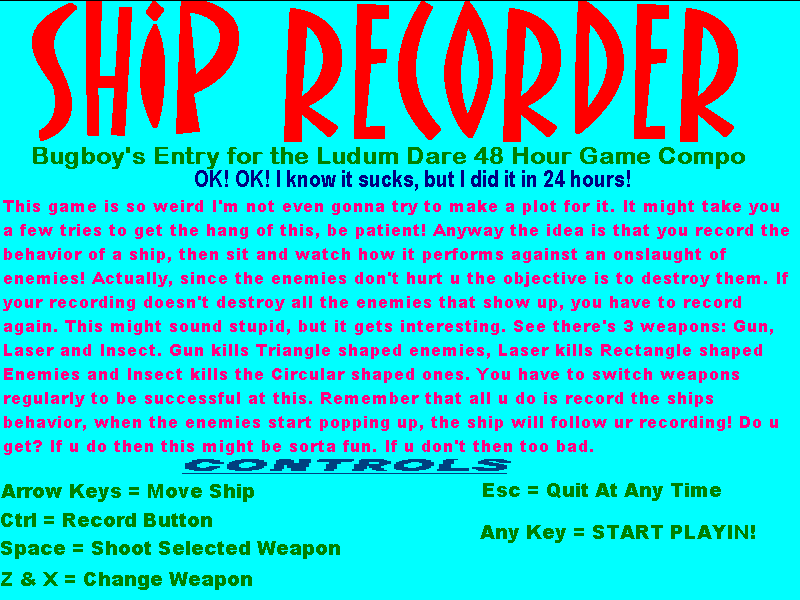 Ship Recorder