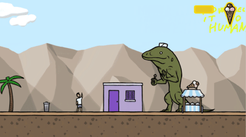 NotZilla: Ice Cream Vendor