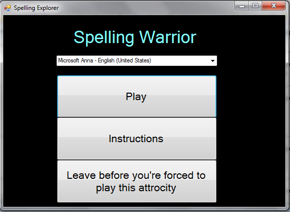 Spelling Warrior - LD19