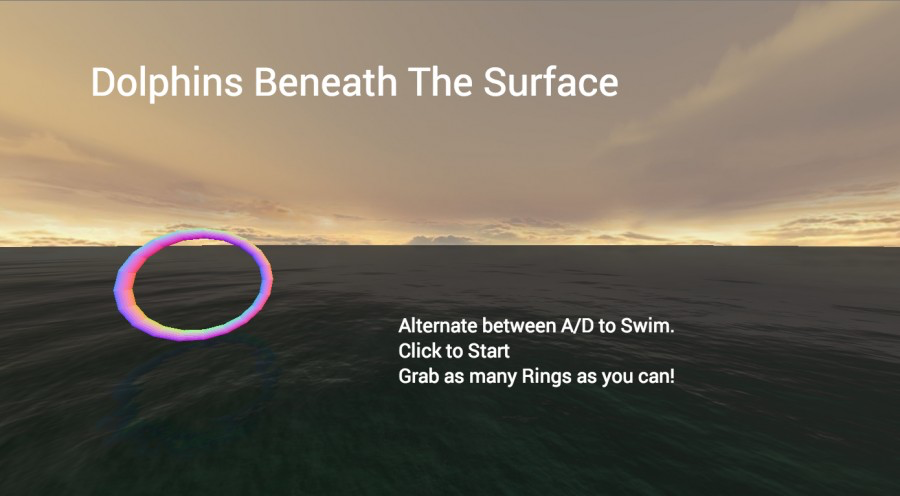 Dolphins Beneath the Surface