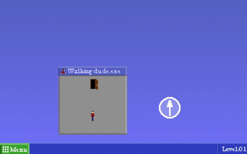 Walk to the door