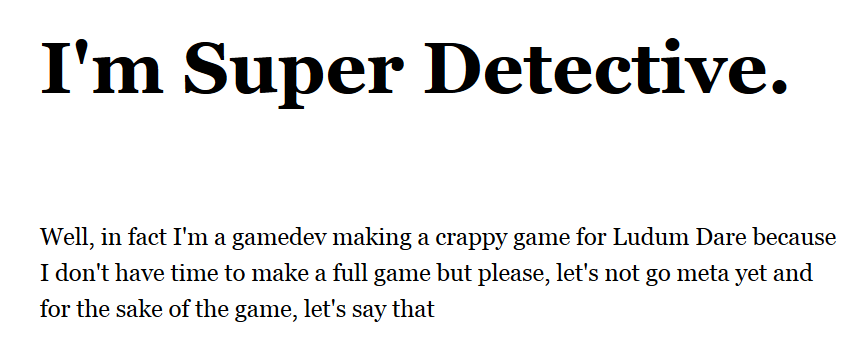 Super Detective