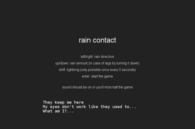 rain contact