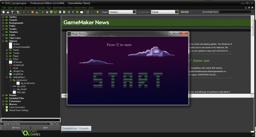 "Magic Room" Game, My first Ludum Dare experience :)