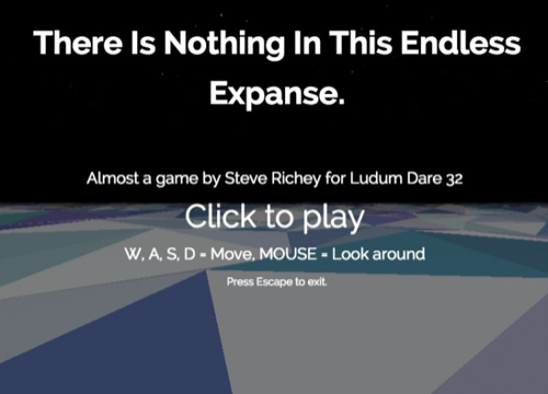 There Is Nothing In This Endless Expanse.