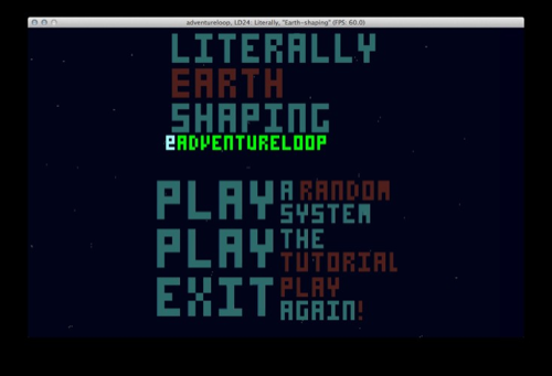 Literally; Earth Shaping
