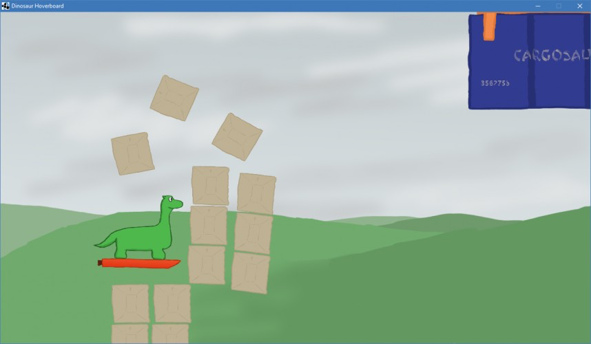 Dinosaur Hoverboard