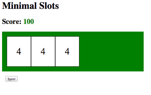 Minimal slots
