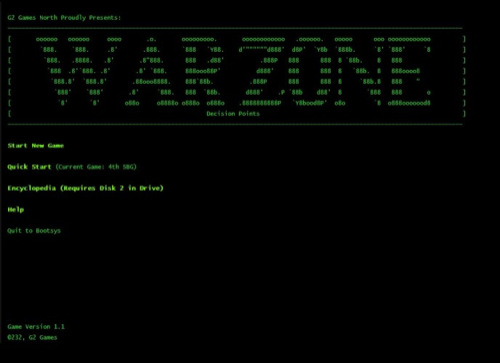 War Zone: Decision Points