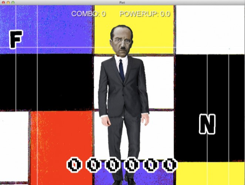 Piet Mondrian: Minimal Techno Dance Simulator
