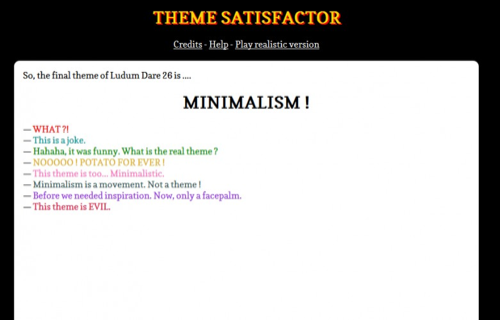Theme Satisfactor