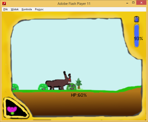 Two buttons planting game
