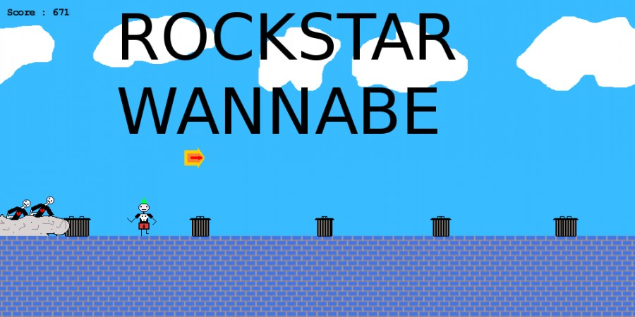 Rockstar Wannabe Alone