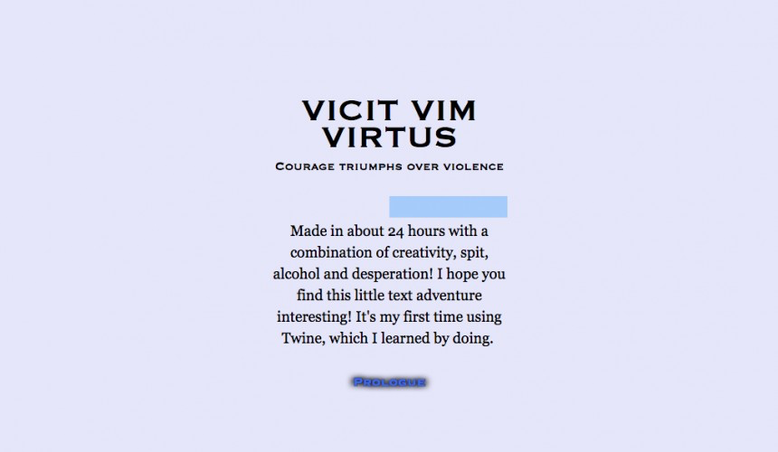 Vicit Vim Virtus