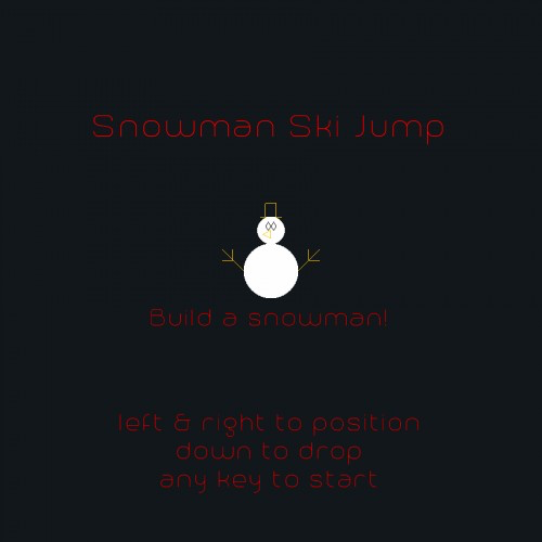 Snowman Ski Jump