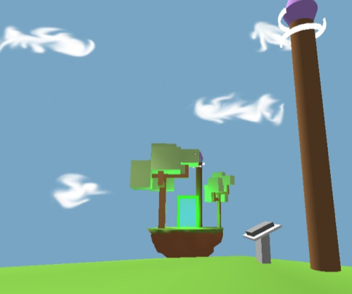 Crunk's key chase in Tiny Land!