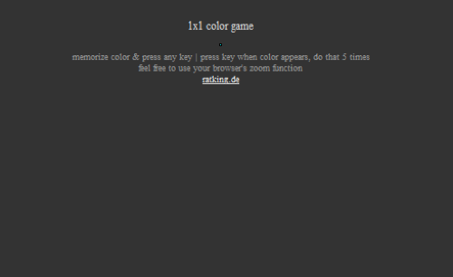 1x1 color game
