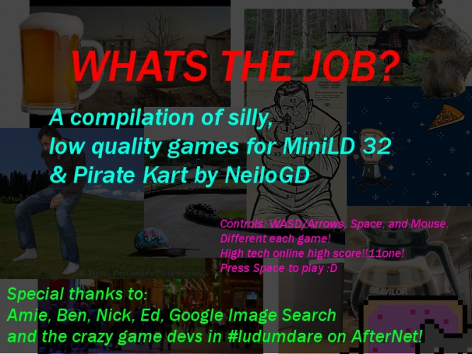 What's the job?