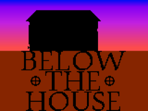 below the house