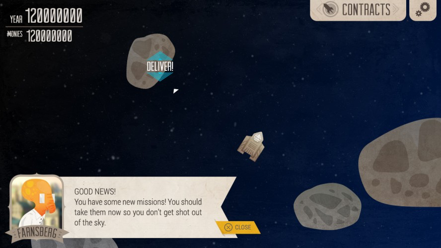 GPS: Galactic Parcel Service