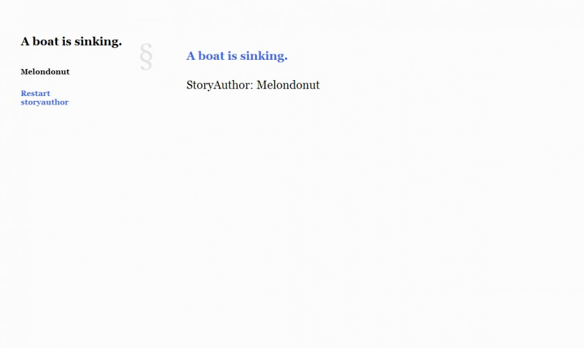 A bot is sinking