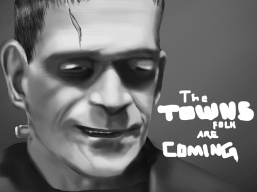 The townsfolk are coming!