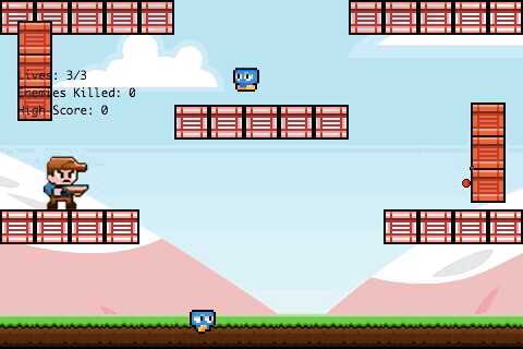 Pong Platform Shooter