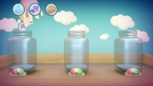 Fill that jar! now put some crumbs in it!