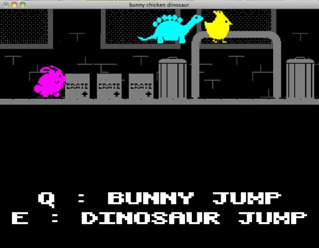 Bunny Chicken Dinosaur
