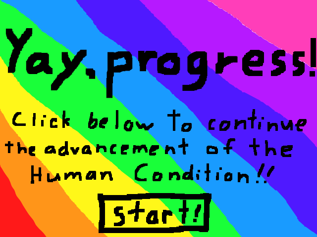 Yay, progress!