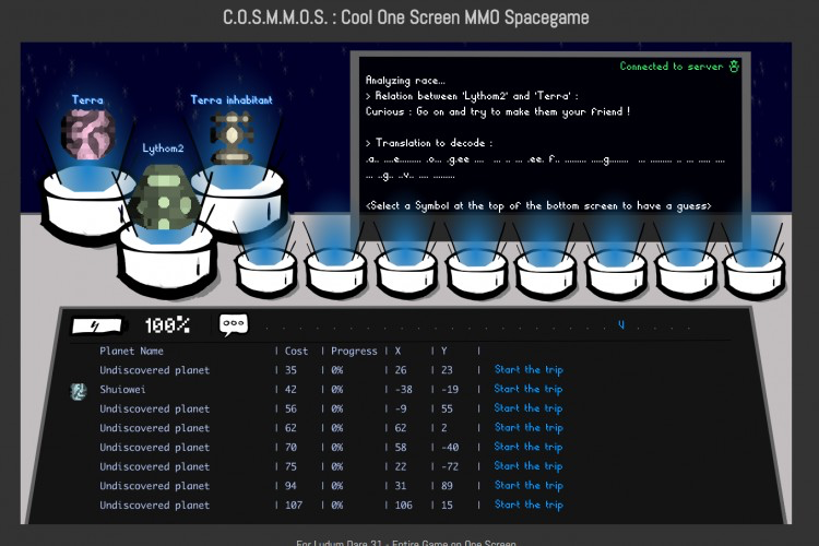 C.O.S.M.M.O.S. - Cool One Screen MMO Spacegame
