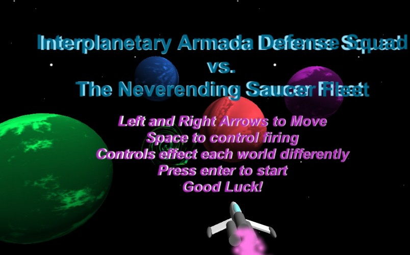 The Interplanetary Armada Defense Squad vs. The Neverending Saucer Fleet