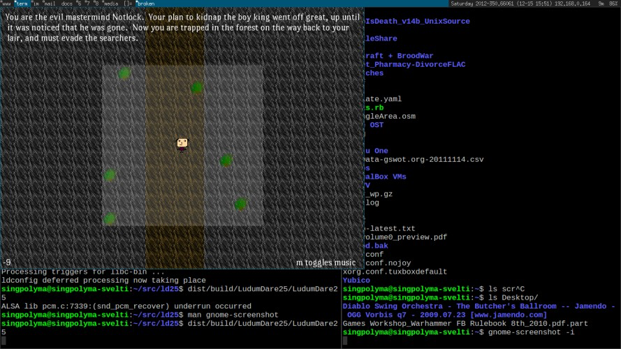 Notlock the Villan (Ludum Dare 25 Singpolyma)