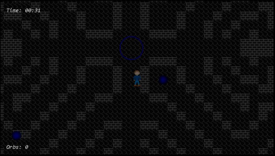 The blue orbs