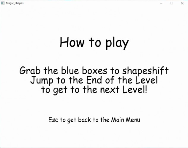 Magic Shapes
