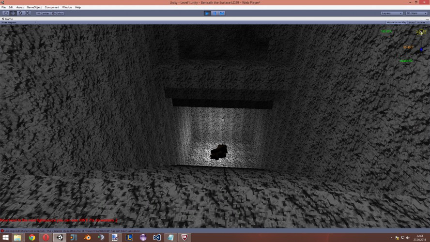 Beneath: the unfinished game