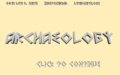Archaeology