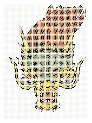 Pixelated Dragon