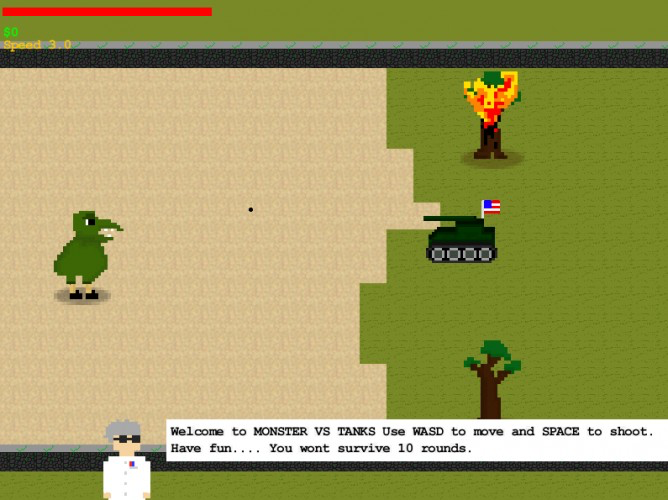Monster VS Tanks