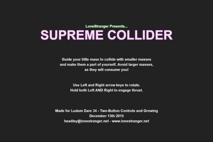 Supreme Collider