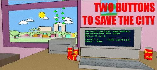 Two buttons to save the city !