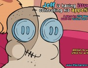 Jeff is having issues controlling his appetite