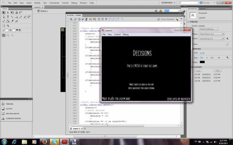 DECISIONS - Horror Text Adventure