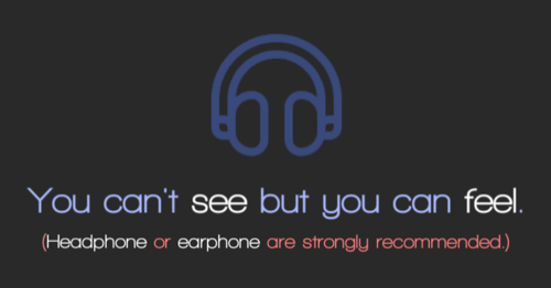 You can't see but you can feel