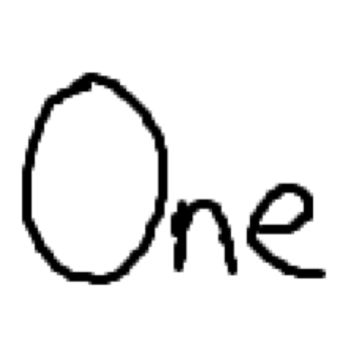 One