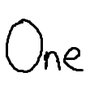 One