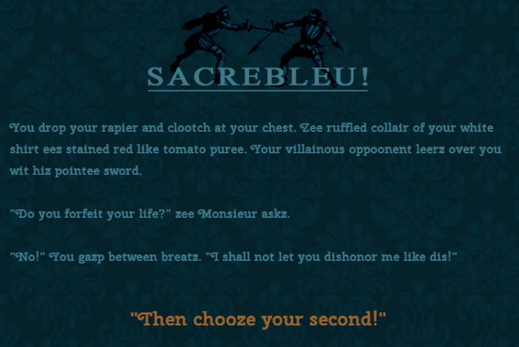 Sacrebleu!
